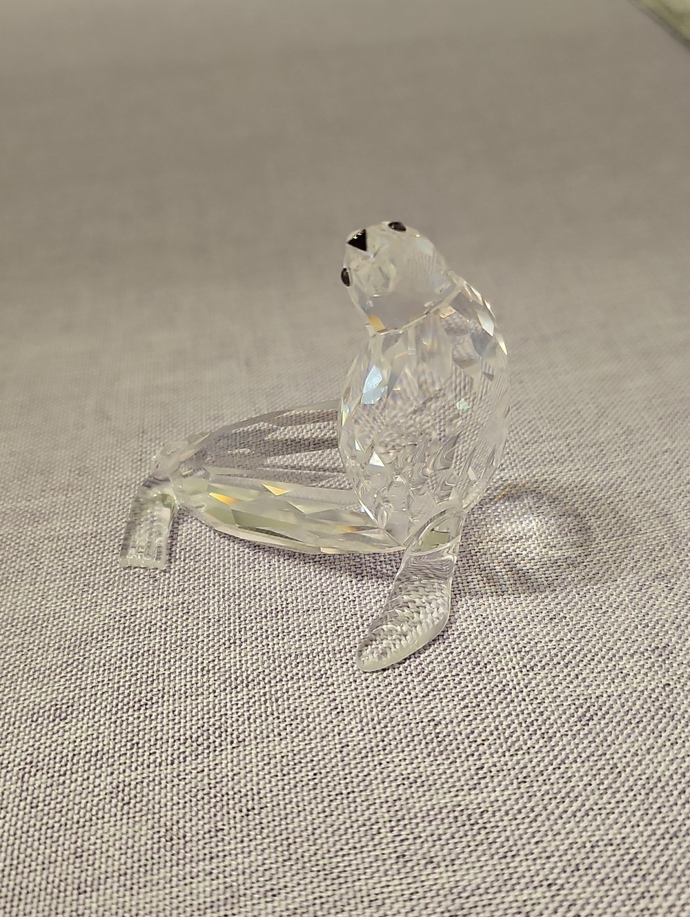 Swarovski Clear Crystal Seal Figurine